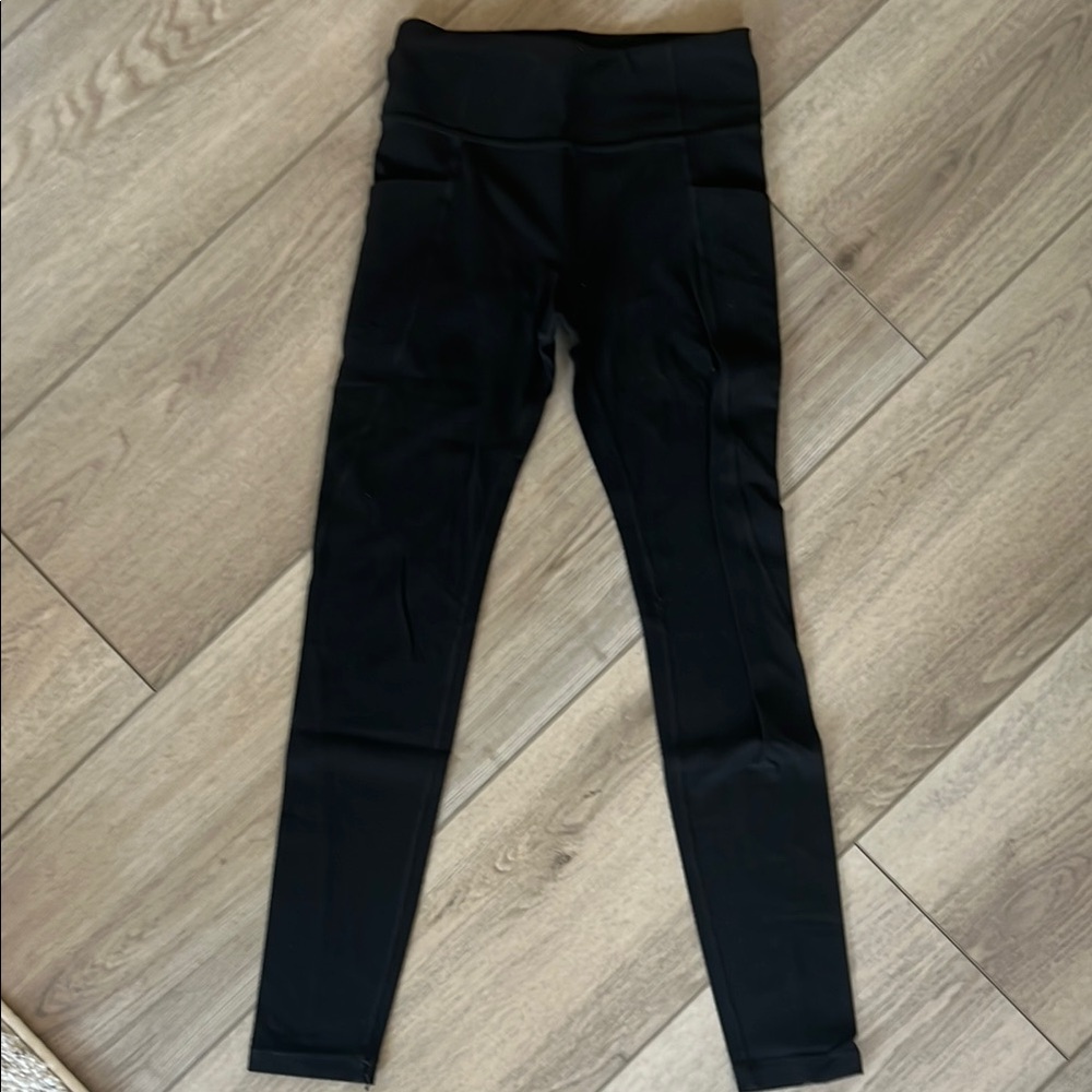 Athleta Girl Black High-Waisted Leggings